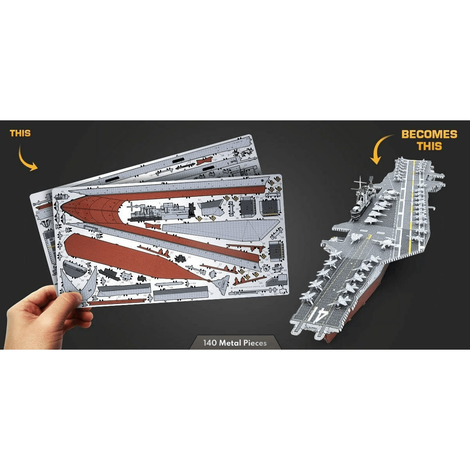 Metal Earth | USS Midway | 3D Metal Model Kit