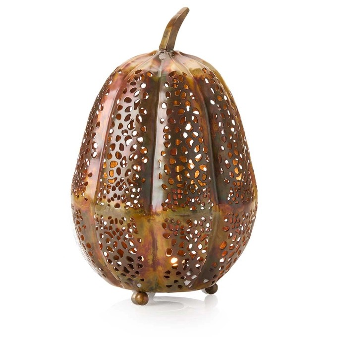 Metal Gourd Candle Lantern