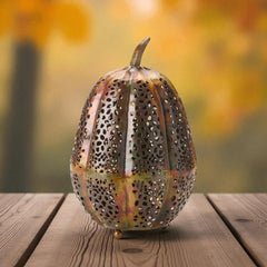 Metal Gourd Candle Lantern
