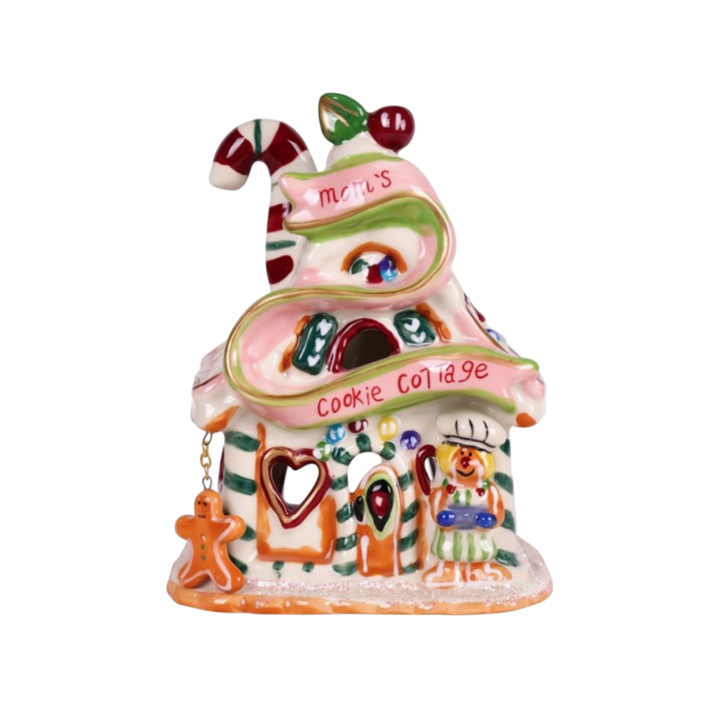 Mom's Cookie Cottage Candle House