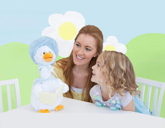 Mother Goose Storytelling Stuffed Animal | Blue