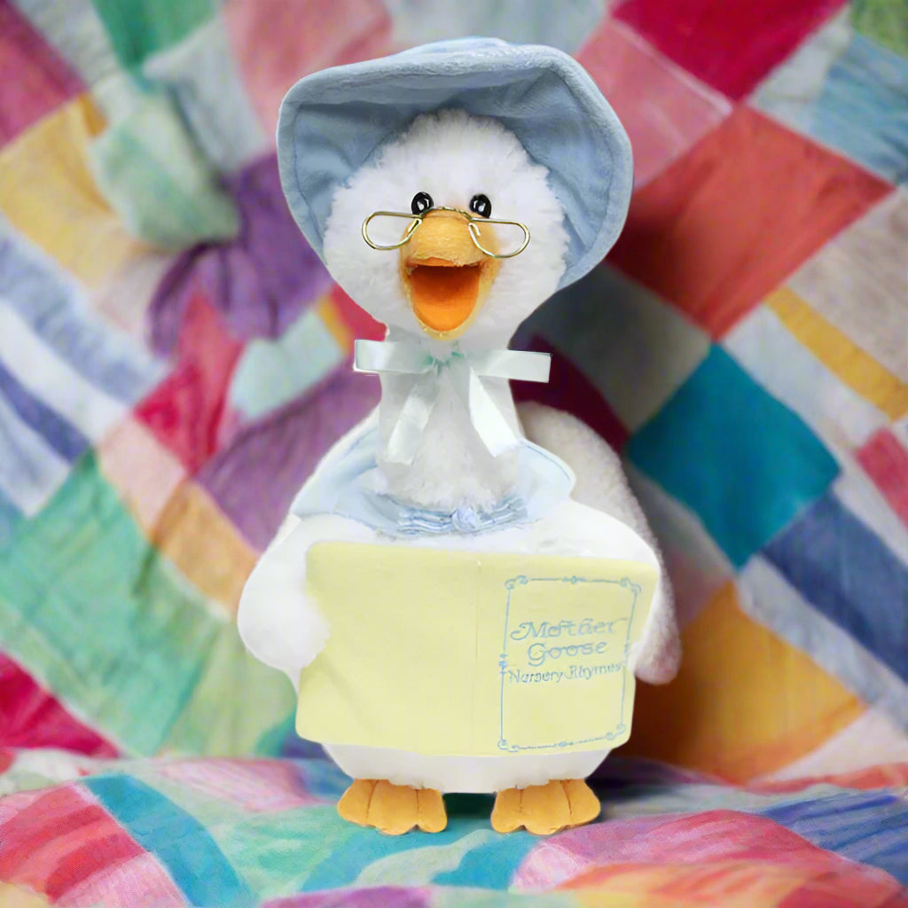 Mother Goose Storytelling Stuffed Animal | Blue