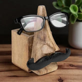 Mustache Eyeglass & Pencil Holder