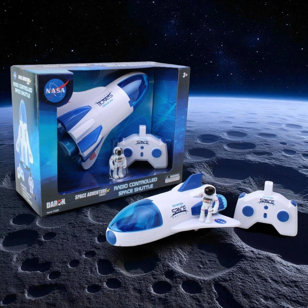 NASA Space Adventure Space Shuttle Remote Radio Control Lights Sound Figure 3+