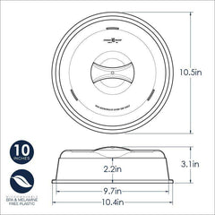 Nordic Ware 10 Inch Spatter Cover