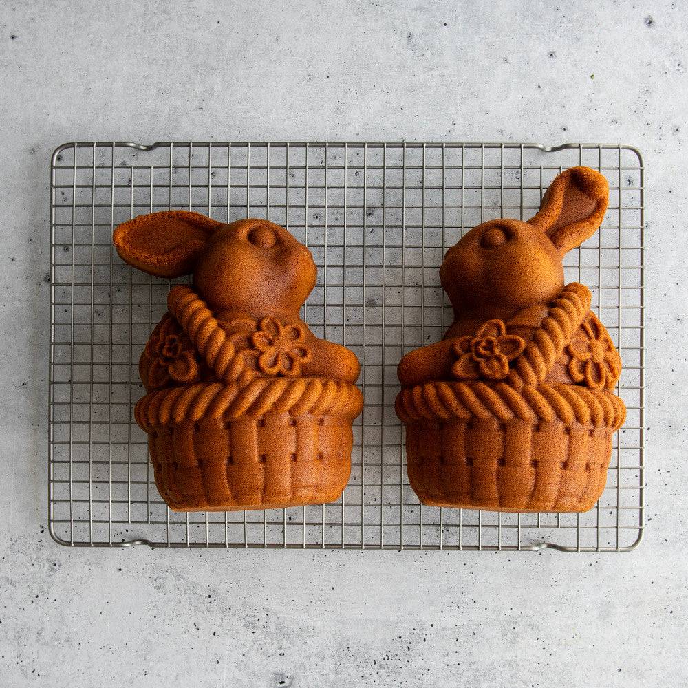 Nordic Ware Bunny In A Basket 3D Cake Pan