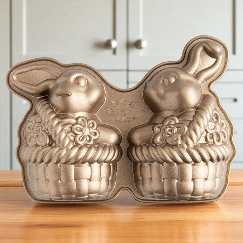 Nordic Ware Bunny In A Basket 3D Cake Pan