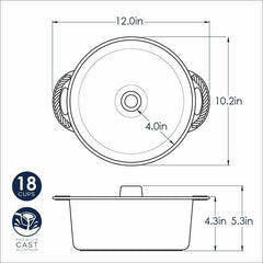Nordic Ware Classic Cast Pound Cake and Angelfood Pan