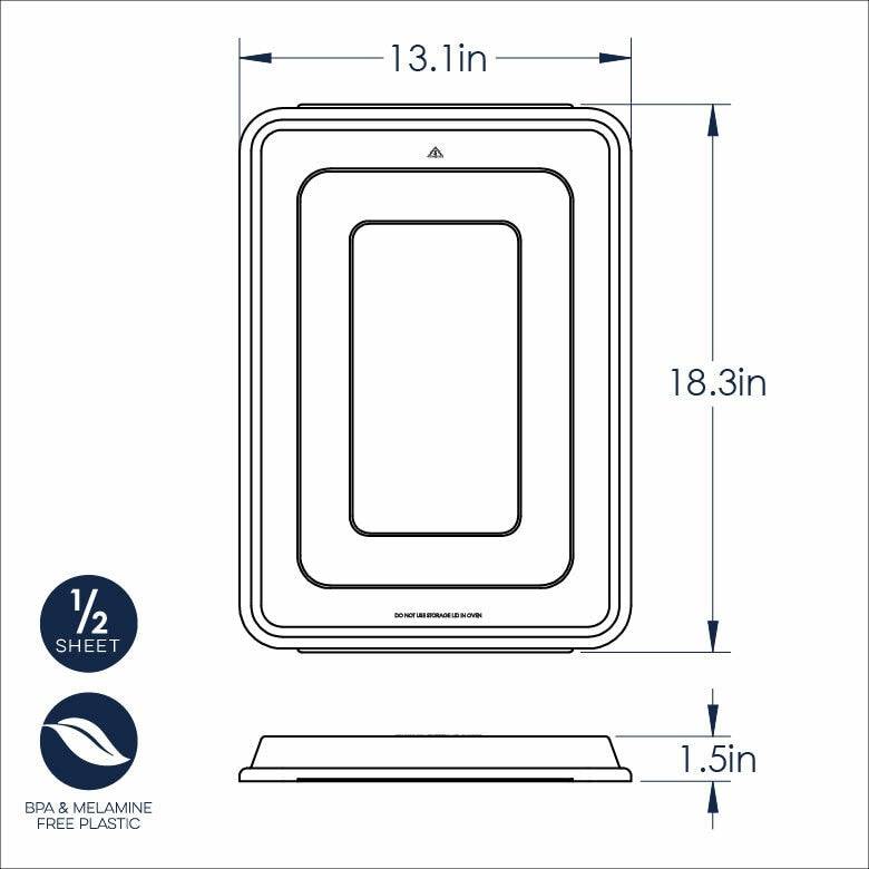 Nordic Ware Half Sheet Cover