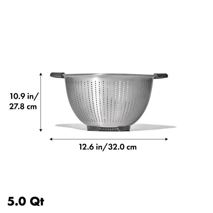 OXO 5 Quart Stainless Steel Colander