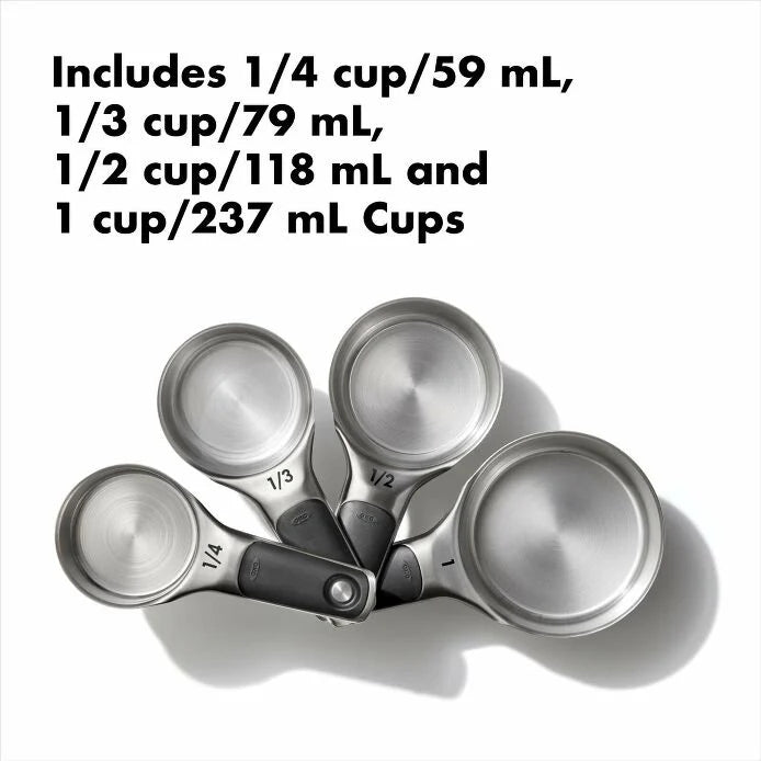 OXO 8 Piece Stainless Steel Measuring Cups and Spoons Set