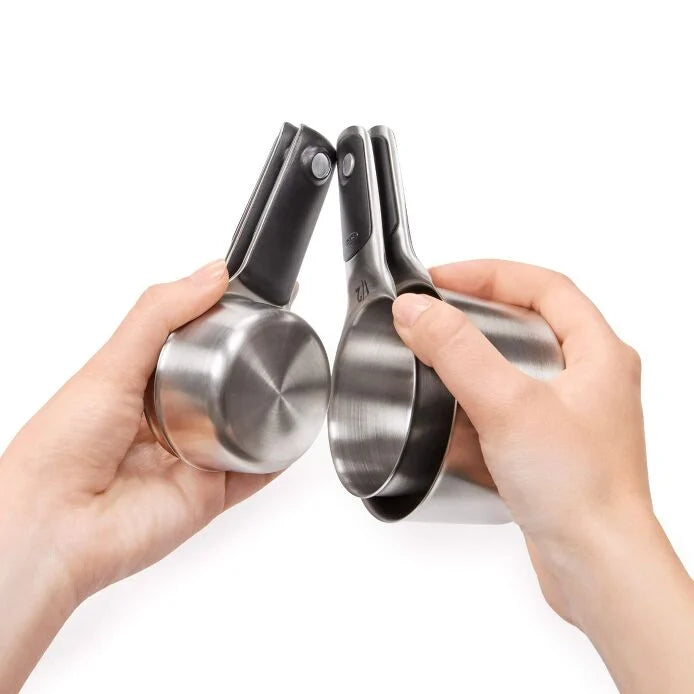 OXO Angled Measuring Cup and Stainless Steel Spoon Gift Set