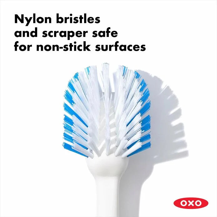 OXO Dish Brush With Scraper
