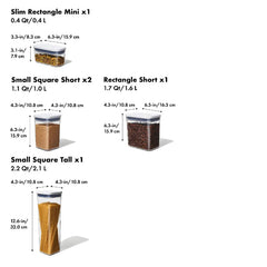 OXO POP 2.0 Storage Container Set | 5 Piece