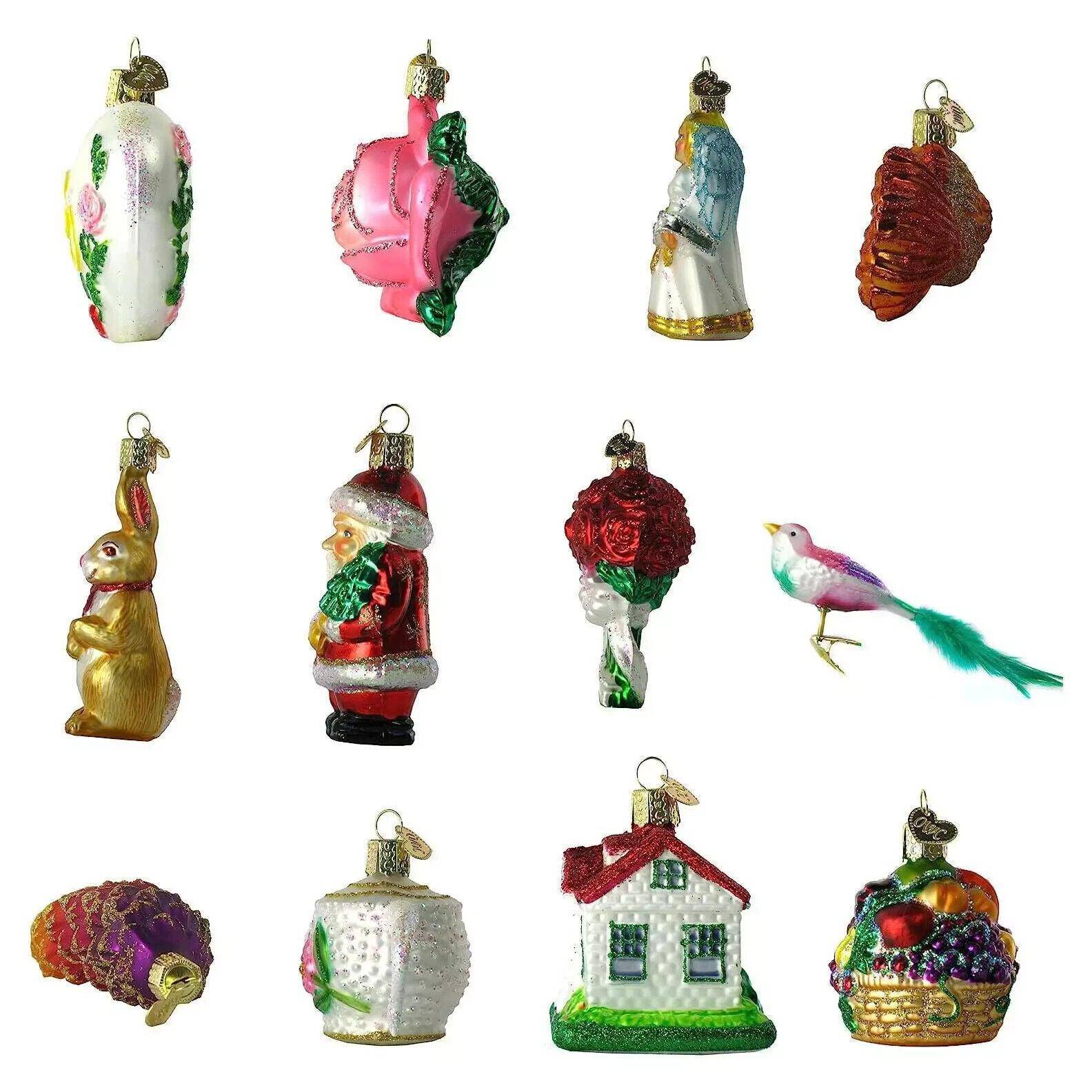 Old World Christmas Bride's Collection | 12 Pc Ornament Box Set