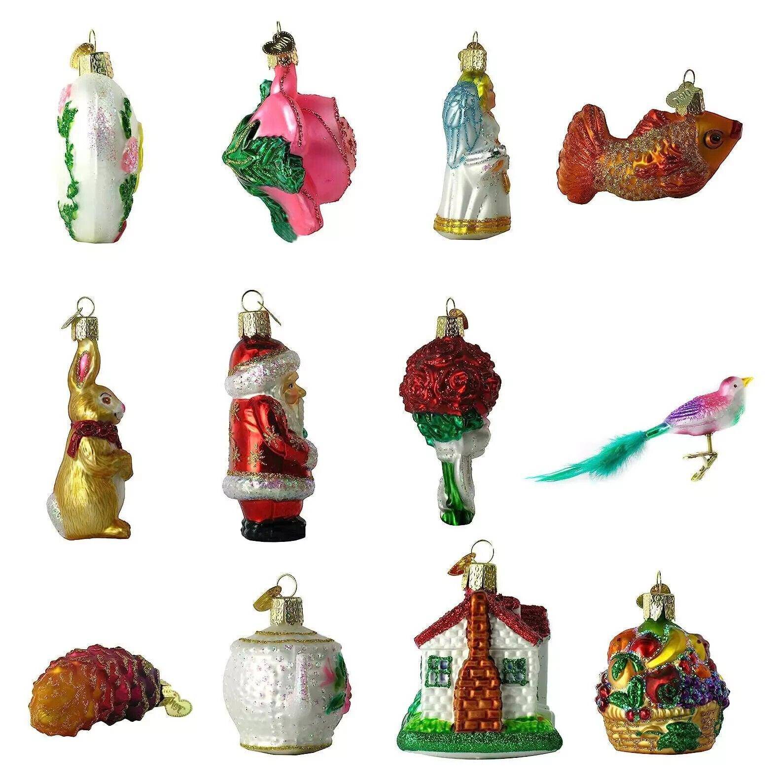 Old World Christmas Bride's Collection | 12 Pc Ornament Box Set