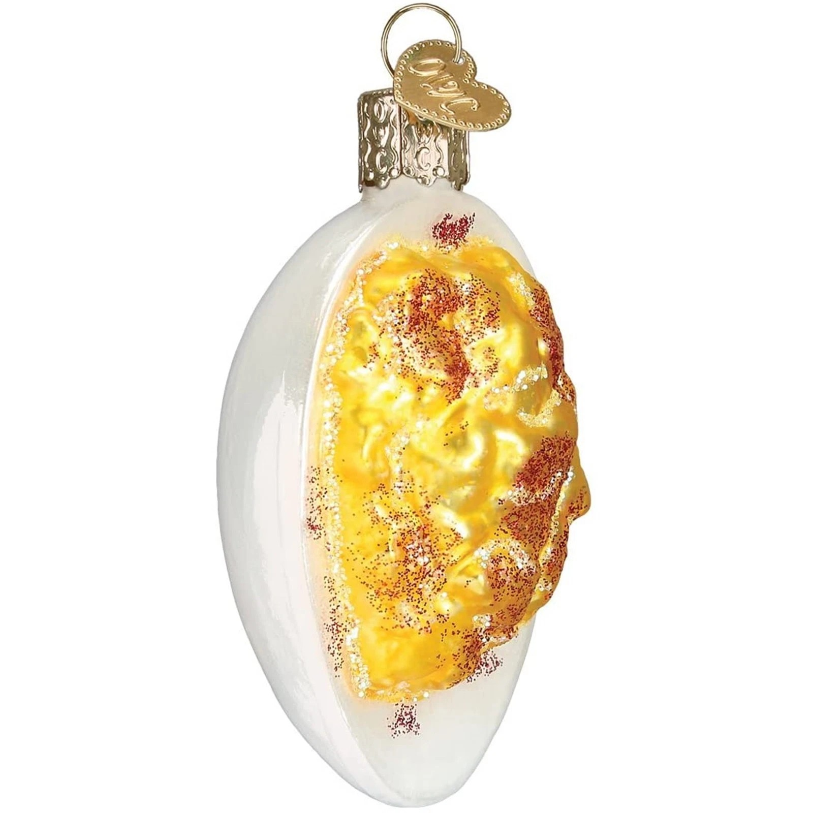 Old World Christmas Deviled Egg Glass Blown Ornament (with OWC Box)