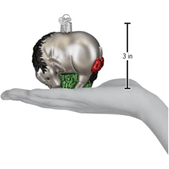 Old World Christmas Eeyore Glass Holiday Ornament