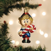 Old World Christmas Hermey the Elf Glass Holiday Ornament