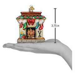 Old World Christmas Holiday Hearth Glass Ornament