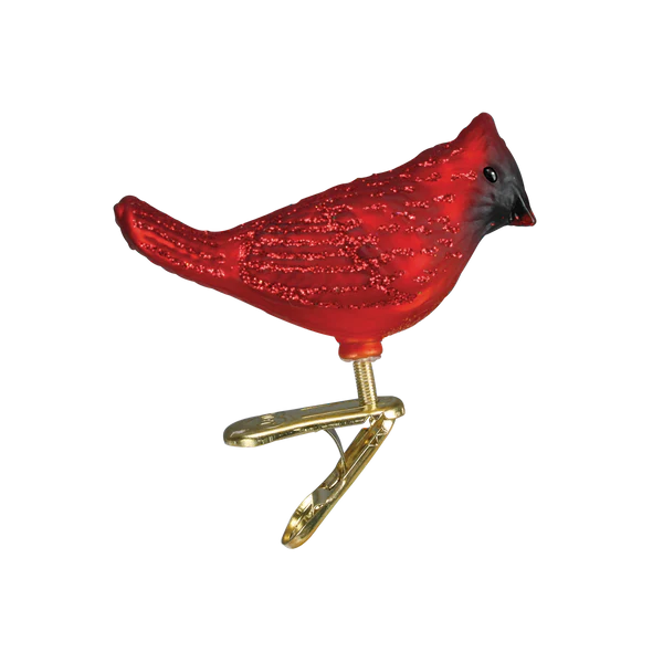 Old World Christmas Miniature Songbird Clip On Blown Glass Ornament (Set of 6)