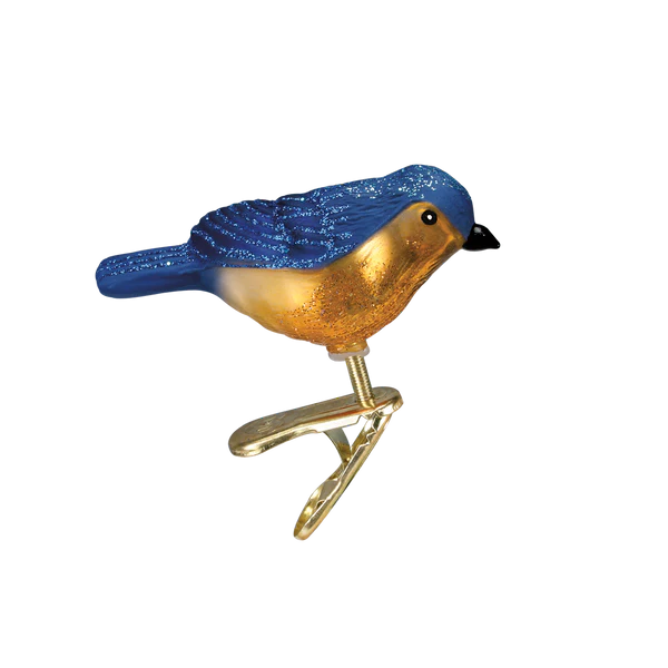 Old World Christmas Miniature Songbird Clip On Blown Glass Ornament (Set of 6)