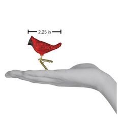 Old World Christmas Miniature Songbird Clip On Blown Glass Ornament (Set of 6)