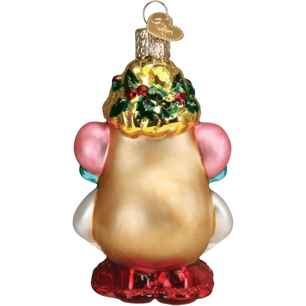 Old World Christmas Mr and Mrs Potato Head Glass Ornament Set