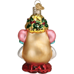 Old World Christmas Mr and Mrs Potato Head Glass Ornament Set