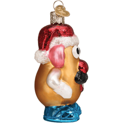 Old World Christmas Mr. Potato Head Glass Holiday Ornament