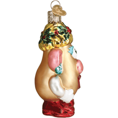 Old World Christmas Mrs. Potato Head Glass Holiday Ornament