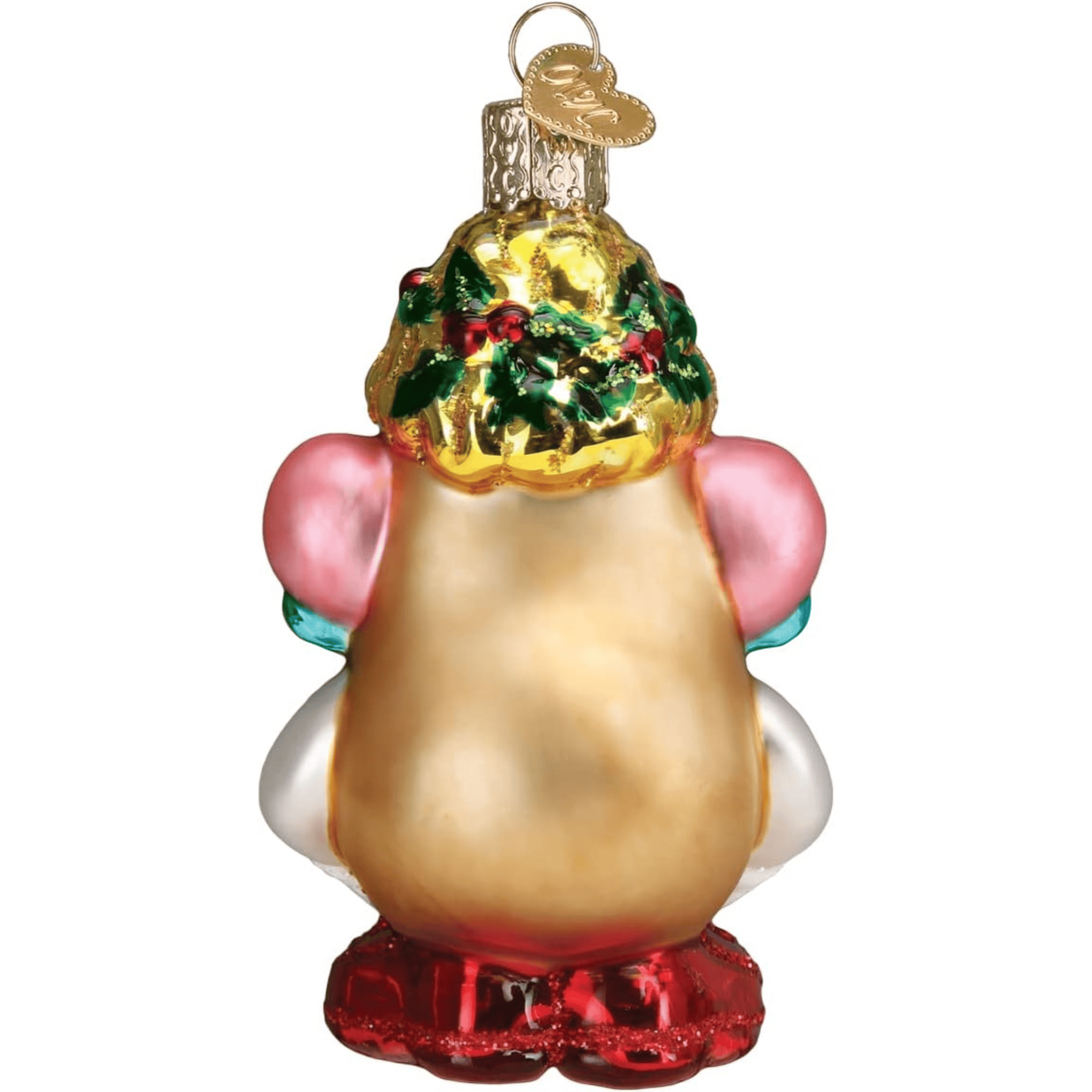Old World Christmas Mrs. Potato Head Glass Holiday Ornament