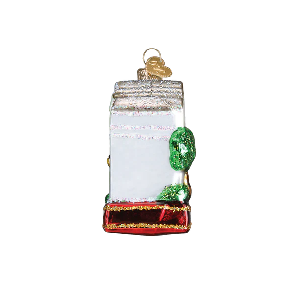 Old World Christmas Rainbow Row Charleston SC Glass Ornament