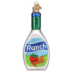 Old World Christmas Ranch Dressing Glass Holiday Ornament