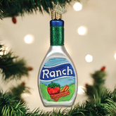 Old World Christmas Ranch Dressing Glass Holiday Ornament