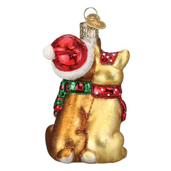 Old World Christmas Rudolph and Clarice Glass Ornament (with OWC Box)