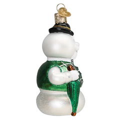 Old World Christmas Sam the Snowman Glass Ornament