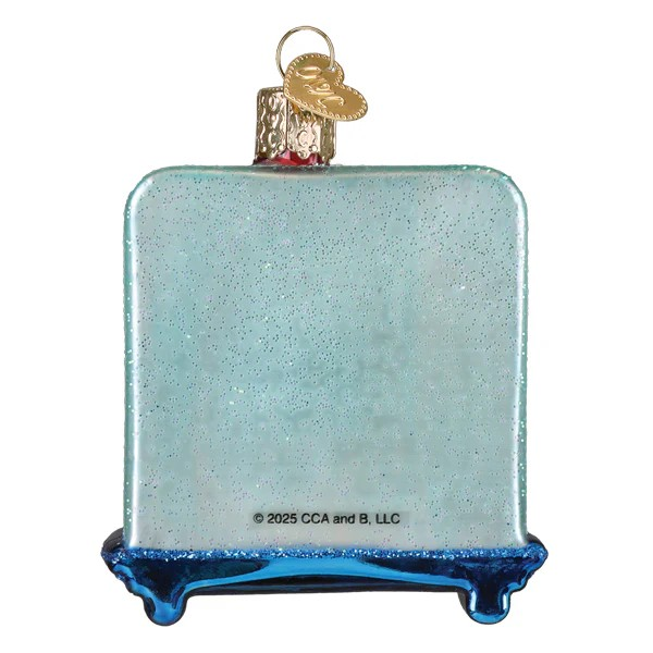 Old World Christmas Scout Elf Storytime Glass Holiday Ornament