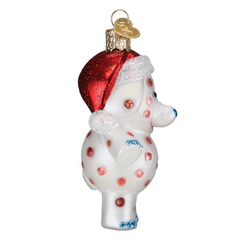 Old World Christmas Spotted Elephant Glass Holiday Ornament
