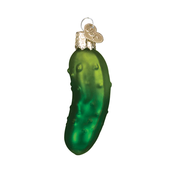 Old World Christmas Sweet Pickle Glass Ornament