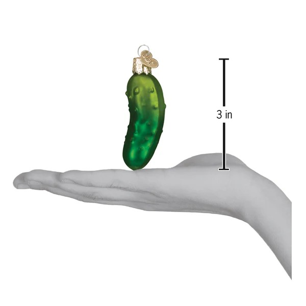 Old World Christmas Sweet Pickle Glass Ornament