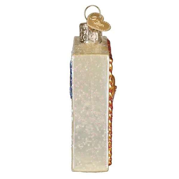 Old World Christmas Texas Postcard Glass Ornament