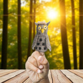 Owl Finger Puppet | Handcrafted Felt Figure