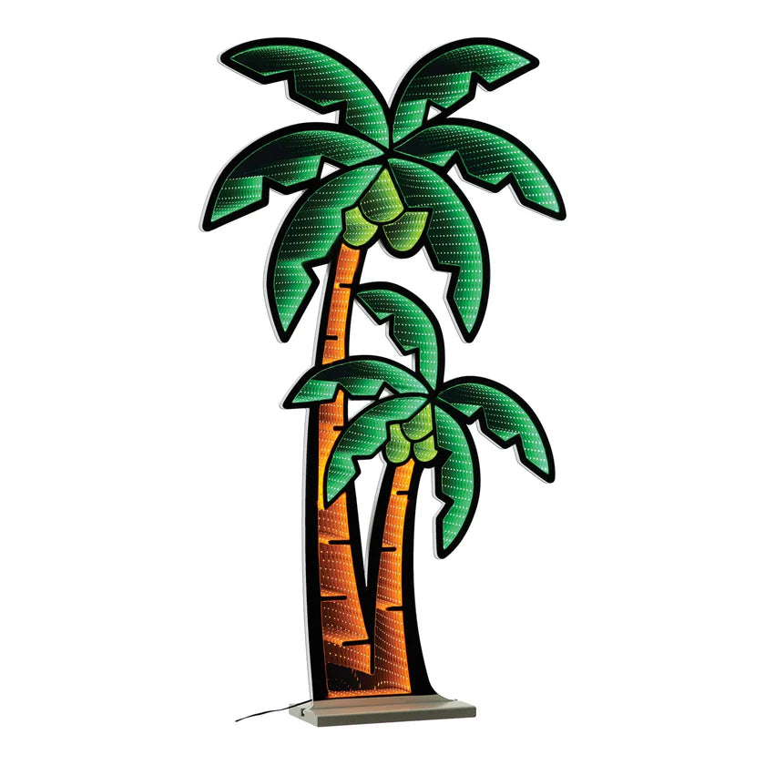 Palm Tree Infinity Light 48"H