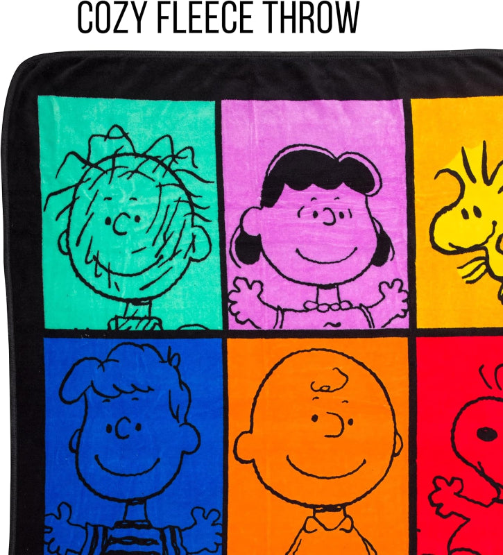 Peanuts Fleece Throw Blanket