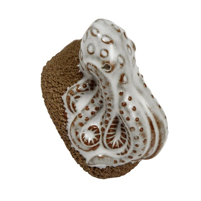 Pedicure Friend | Ceramic Octopus Foot Scrubber
