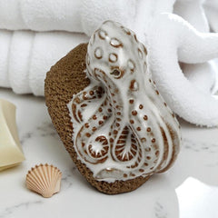 Pedicure Friend | Ceramic Octopus Foot Scrubber