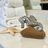 Pedicure Friend | Ceramic Seahorse Foot Scrubber