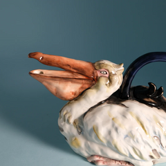 Pelican Teapot | Hand-Painted Ceramic