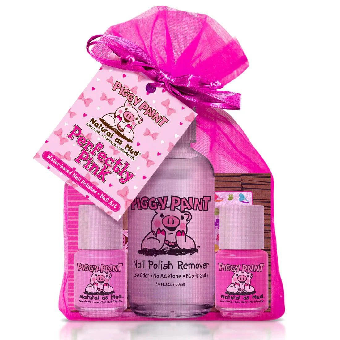 Piggy Paint Nail Polish Gift Set Perfectly Pink